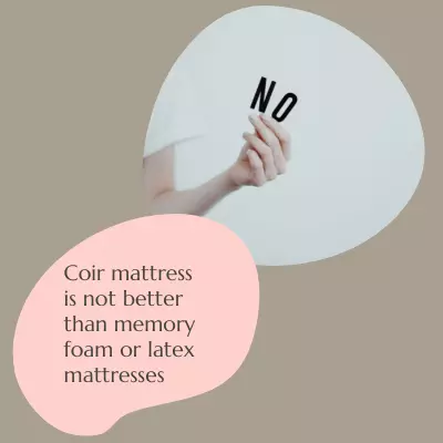 Cor mattress and foam mattress